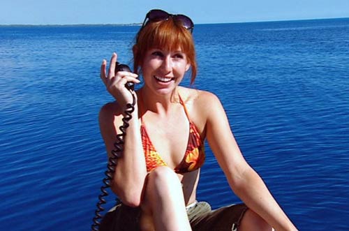 Kari Byron in a bikini